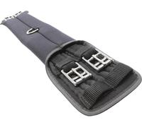 KAVALKADE sangle courte néoprène élastique d'un côté noir, 55 cm