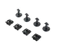 KAVIGU 8 pièces/4 ensembles de clips de retenue de couvercle de remorquage, pare-choc arrière, crochet de remorquage, couvercle tournant Discovery 3 4, for Range, for Rover, Sport Cache-volet pour œil