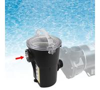 Kavius SP1516 Boîtier de crépine avec couvercle de panier et joint torique compatible avec les pompes de piscine Hayward Power-Flo LX II VS300 Entrée FIP 3,8 cm Sortie MIP Boîtier de filtre de