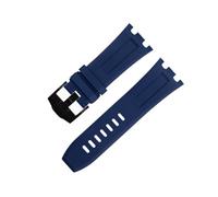 KAVJU Bracelet AP pour Audemars et Piguet Belt 15710/15703 Not Qucik Release 28 mm Nature Fluor Soft FKM Rubber Bracelet Accessoires Bracelet de montre, 28MM, Agate