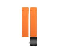 KAVJU Bracelet de montre de sport en silicone souple de 20 mm pour Tissot T048.417 T-Race T-Sports Bracelet étanche en caoutchouc souple 21 mm, 21MM, Agate
