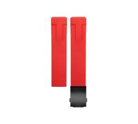 KAVJU Bracelet de montre de sport en silicone souple de 20 mm pour Tissot T048.417 T-Race T-Sports Bracelet étanche en caoutchouc souple 21 mm, 20 mm, Agate
