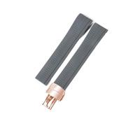 KAVJU Bracelet de montre en silicone pour Patek Philippe - Grenade 5164 5167 - Noir - Bracelet de montre sport en caoutchouc - 21 mm, 21mm