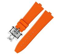 KAVJU Bracelet de montre Senior FKM Fluorine en caoutchouc pour vacheron constantin 4500 V 5500 V 7900 Bracelet de montre VC bouche convexe 7 mm, 7mm, Acétate, Pas de gemme
