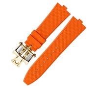 KAVJU Bracelet de montre Senior FKM Fluorine en caoutchouc pour vacheron constantin 4500 V 5500 V 7900 Bracelet de montre VC bouche convexe 7 mm, 7mm, Acétate, Pas de gemme