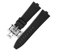KAVJU Bracelet de montre Senior FKM Fluorine en caoutchouc pour vacheron constantin 4500 V 5500 V 7900 Bracelet de montre VC bouche convexe 7 mm, 7mm, Acétate, Pas de gemme