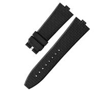 KAVJU Bracelet de montre Senior FKM Fluorine en caoutchouc pour vacheron constantin 4500 V 5500 V 7900 Bracelet de montre VC bouche convexe 7 mm, 7mm, Acétate, Pas de gemme