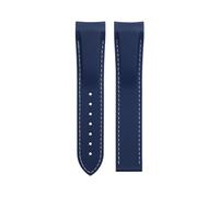 KAVJU Bracelet en caoutchouc souple et flexible pour Omega Speedmaster Moonwatch Seamaster 300 AT150 Planet Ocean 600 20/21/22 mm sans boucle, 22mm, Agate