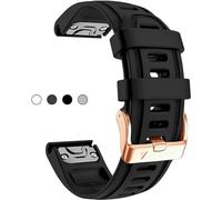 KAVJU Bracelet en silicone souple de 20 mm pour Garmin Fenix 5S/5S Plus/6S/7S/Instinct 2S/D2, rapide avec boucle en or rose, respirant, étanche, accessoire de bracelet, taille unique, Agate