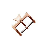 KAVJU Fermoir de montre en acier inoxydable pour VC Vacheron, boucles de bracelet de montre Constantin argenté doré Rose or, fermoir à broche en métal 16MM 18MM(Rose gold,20mm)
