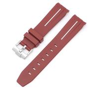 KAVJU Pour Omega Swatch Joint Planet Series Moon Mercury Courbé Bracelet en caoutchouc pour montre Moonswatch Courbe Sans Gap Bracelet en caoutchouc Hommes Femmes 20 mm, 20 mm, Agate