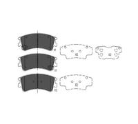 KAVO PARTS Plaquette de Freins Disque pour Mazda 6 Hatchback Gg Gy Lumière