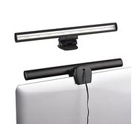 Kavolet 26cm Lampe ecran, Monitor Light Bar, Lampe de Lecture électronique avec température Bicolore 2800K-6500K 10 Niveaux de luminosité réglable pour Ordinateur Portable Bureau Bureau Maison