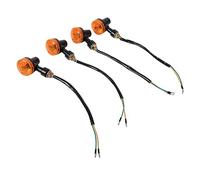 Kavolet 4x Indicateurs de Signal de Virage à Moto Universel 4x Bulbe D'ambre de Clignoteur 12V, Plastique de Haute qualité, Consommation de Faible Puissance, Preuve de Vibration pour