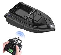 Kavolet 500m Bateau de pêche télécommandé, GPS Bateau d'appâts, capacité de 2KG, pêche nocturne, bateau d'appâts avec grand réservoir à appâts, bateau d'appâts automatique, batterie rechargeable