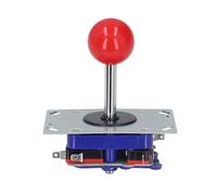 Kavolet Balle de Joystick de Jeu de Style Compétition Classique, 2/4/8 Voies, Poignée Rouge, Arbre en Acier Solide