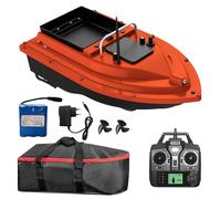 Kavolet Bateau à appât télécommandé - 500 m - GPS - 2 kg - Charge de nuit - Avec grand récipient à appât - Batterie rechargeable de 18 000 mAh