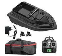 Kavolet Bateau à appât télécommandé - 500 m - GPS - 2 kg - Charge de nuit - Avec grand récipient à appât - Batterie rechargeable de 18 000 mAh