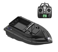 Kavolet Bateau de pêche télécommandé, avec GPS, portée de 500 m, capacité de charge de 2 kg, grand réservoir d'appât automatique, batterie 5200 mAh pour la pêche de nuit