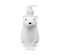 Kavolet Bouteille Distributrice de Savon en Forme d'ours, Pompe de Grande | Matériau PE, Utilisation dans la Cuisine et la Salle de Bain, Col de Recharge en Spirale, Conception Scellée, Bec Long,