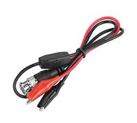 Kavolet Câble de Sonde de Test D'oscilloscope, 2 Pièces, Prise Mâle BNC Q9, Double Pince Crocodile, 0.5m, Idéal pour école, Usine, Laboratoire