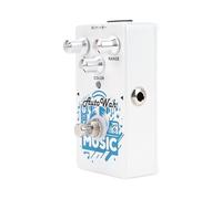 Kavolet Effecteur de Guitare Wah Automatique Classique avec Enregistrement en Boucle pour Musiciens Funk en Alliage de Zinc Blanc