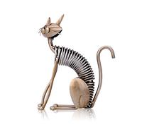 Kavolet en Métal, Métal Fer Art Spring Cat Artisanat Décoration, en métal Petit Moderne pour décoration, Maison Meubles Ornements Type 3