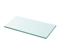 Kavolet Étagère en verre transparent 30 x 12 cm - Étagère murale pour salle de bain - Épaisseur : 8 mm