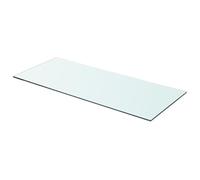 Kavolet Étagère en verre transparent 70 x 30 cm - Étagère murale pour salle de bain - Épaisseur : 8 mm