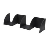 Kavolet Étagère Murale d'angle, Espace 77x19x19cm (Noir 5 Couches) | Support de Rangement Mural Multicouche, Panneau de densité Noir avec 2kg par Couche, pour Cuisine, Salon, Chambre à Coucher