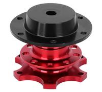 Kavolet Kit Adaptateur de Moyeu de Volant Universel à 6 Trous, Démontage Rapide, Alliage CNC, Installation Facile pour les Passionnés de Course, Antivol, Trous de Précision, Tout Nouveau (Rouge)