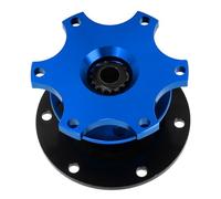 Kavolet Kit Adaptateur de Moyeu de Volant Universel à 6 Trous, Démontage Rapide, Alliage CNC, Installation Facile pour les Passionnés de Course, Antivol, Trous de Précision, Tout Nouveau (Bleu)