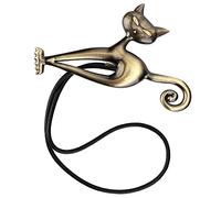 Kavolet Le Rideau Magnétique de Chat Attache la Boucle D'alliage des | Une Forte Tenue Magnétique Maintient les Rideaux en Sécurité.Le Design élégant du Chat Améliore le Décor.Alliage Durable