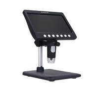 Kavolet Microscope Numérique 5MP, Grossissement 1200x avec écran HD 7,0", 8 Lumières LED Haute luminosité, pour, MacOS, Adultes, Enfants, ABS, Noir, 1 Pièce (330)