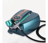 Kavolet Mini kit aérographe avec compresseur portable professionnel Airbrush avec double action, 0,4 buses aiguilles pistolet pour pâtisserie, peinture, maquillage du visage, ongles, manucure cake
