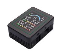 Kavolet Moniteur de CO2 HCHO TVOC, Détection Portable 10 en 1 pour le Bureau à Domicile, avec écran Couleur, Idéal pour les Tests de Pollution Intérieure, Matériau ABS (MT13 Noir)