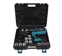 Kavolet Outil de Sertissage Hydraulique électrique 120KN, Tête Rotative 360 | Haute efficacité avec Opération à une Seule Touche.Tête Pivotante à 360° pour les Espaces Confinés.Les Deux Lumières LED