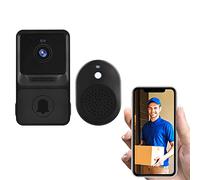 Kavolet Sonnette vidéo sans Fil, Judas de Porte numerique, 1080P Caméra de sécurité visuelle Intelligente Haute résolution, avec Vision Nocturne IR, Audio bidirectionnel, Surveillance en Temps réel