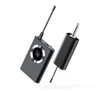 Kavolet Système de Micro Portable avec Casque de Microphone sans Fil UHF avec Zéro Latence pour Une Adaptation Flexible dans Divers Scénarios d'entretien