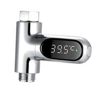 Kavolet Thermometre Douche numérique ℃ / ℉, Moniteur de température de Bain thermomètre à Eau, Thermomètre Bain bébé, 5~85 ℃ Mesure Affichage à LED Rotatif à 360 ° pour bébé âgé