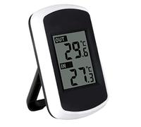 Kavolet Thermomètre hygromètre, Thermomètre sans Fil numérique LCD, Mesure de la température d'intérieur et d'extérieur, Testeur de météo environnementale
