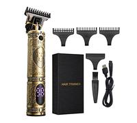 Kavolet Tondeuse à cheveux pour homme professionnelle électrique sans fil avec écran LCD, tondeuse à cheveux T-Blade rechargeable USB, avec 4 sabots pour la maison et la coiffure