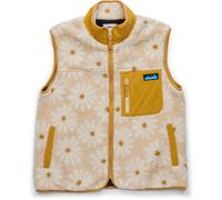 Kavu - Gilet en polaire sherpa - Ozette Vest W Mellow Daisy pour Femme - Taille M - Beige Beige M