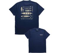 Kavu - T-shirt en coton organique - Paddle Out Tee M Nautical Navy pour Homme en Coton - Taille M Navy M