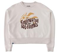 KAVU - Women's Crew Crop - Pull - L - oatmeal