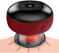 Kavydens Gua Sha - Ensemble de thérapie électrique intelligent avec ventouses dynamiques avec 12 niveaux de température et d'aspiration, masseur de cellulite 3 en 1, machine de thérapie sous vide