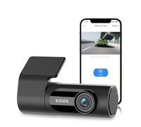 KAWA Caméra embarquée QHD 1440P avec Grand Angle de 145° et WDR - Enregistrement d'urgence/en Boucle, Super Vision Nocturne, contrôle par Application, Super condensateur, capteur G