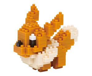 KAWADA Nanoblock 130 Piece 3D Puzzle Pokemon - EVE / NBPM-05, Bandai, Évoli