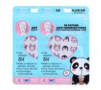 Kawai Friends Patch Bouton 40 pcs - Patch Anti Bouton Hydrocolloïde - Patch Acné Visage Jour Nuit - Pimple Patch Absorbe Sébum Point Noir Nez - Design Cute Adolescents Adultes