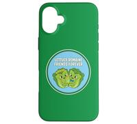 Kawai Lettuce Romaine Friends Forever Cute Vegan Friends Jeu de Mots Coque pour iPhone 16 Plus